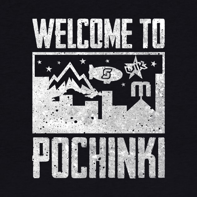 Welcome to Pochinki PUBG by Bomdesignz